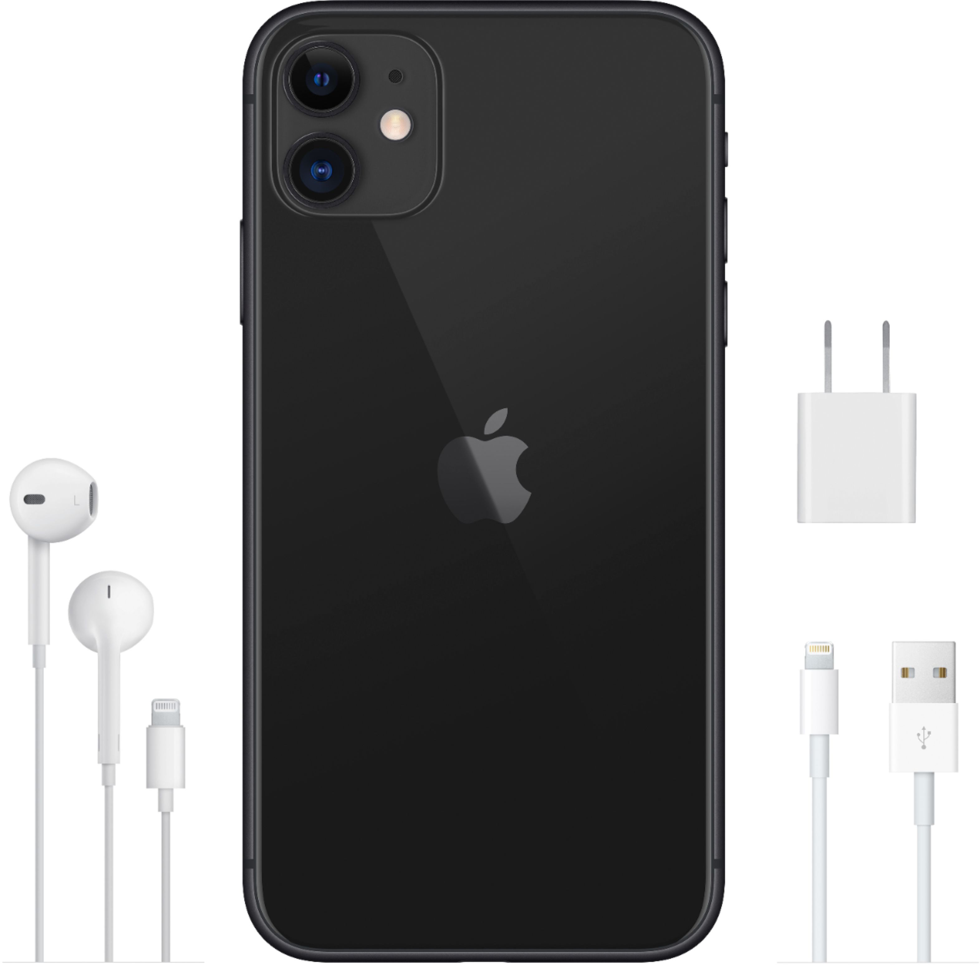 Best Buy Apple Iphone 11 64gb Black Verizon Mwl72ll A