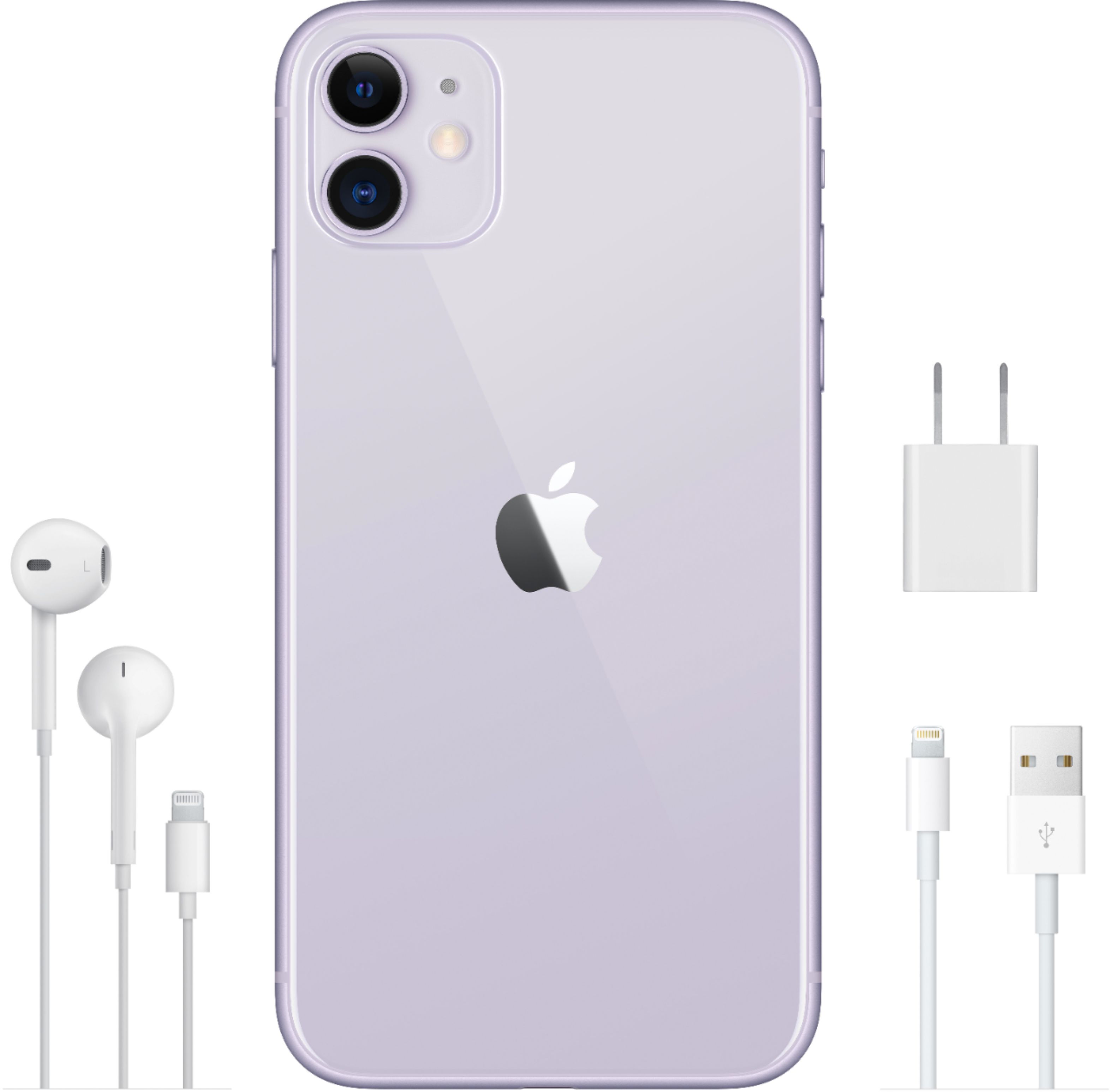 Apple Iphone 11 64gb Purple Verizon Mwlc2ll A Best Buy