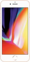 Apple - iPhone 8 128GB - Gold (Sprint) - Front_Zoom
