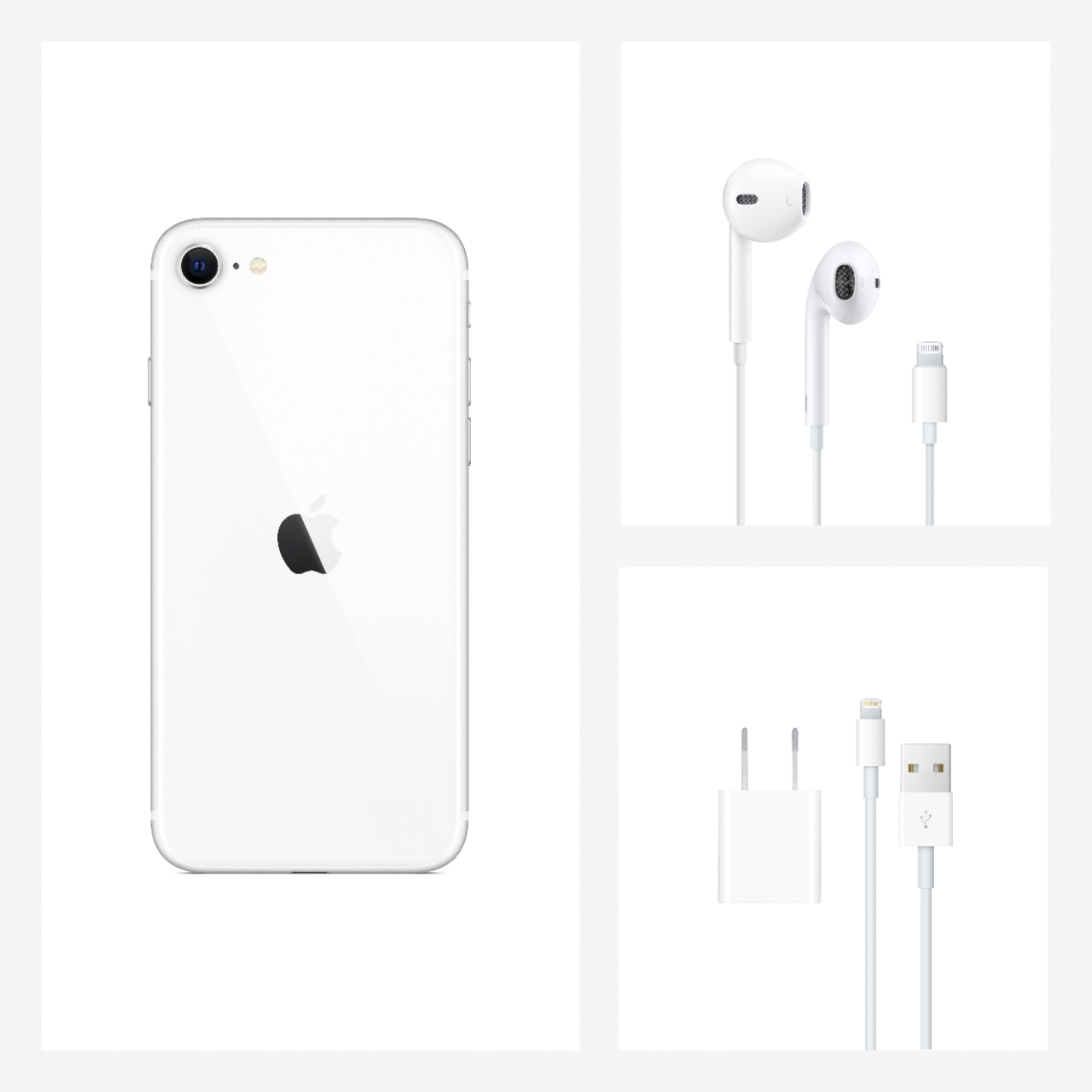Best Buy: Apple iPhone SE 2nd generation GB White Verizon