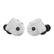 Front. Master & Dynamic - MW07 True Wireless In-Ear Headphones - White Marble.