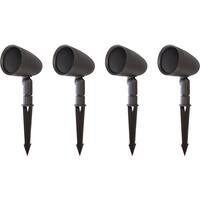 Sonance - SGS 4 SAT PACK - Garden Series 3-1/2" 2-Way Outdoor Satellite Speaker (4-Pack) - Dark Brown - Front_Zoom