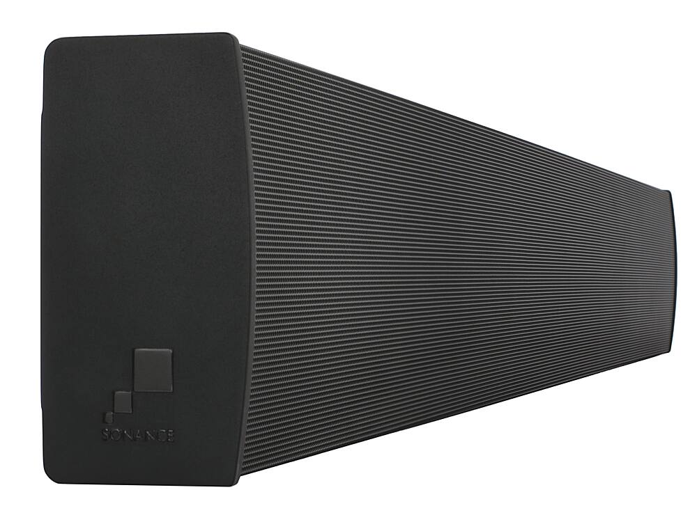 Angle. Sonance - SB46-85 - 3.0-Channel Soundbar Fixed Width for 85" Display (Each) - Black.