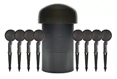 Front. Sonance - SGS 8.1 SYSTEM - Garden Series 8.1-Ch. Outdoor Speaker System with In-Ground Subwoofer (Each) - Dark Brown/Black.