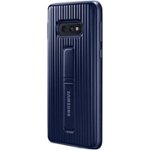 Front. Samsung - Rugged Protective Cover Case for Galaxy S10e, S10e (Unlocked) and S10e Enterprise Edition - Blue.