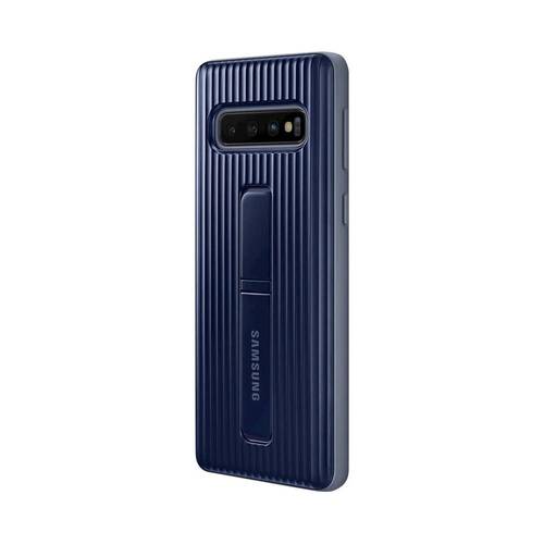 Samsung - Rugged Protective Cover Case for Galaxy S10, S10 (Unlocked) and S10 Enterprise Edition - Navy