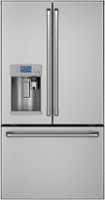Café - 27.8 Cu. Ft. French Door Refrigerator with Keurig Brewing System, Customizable - Stainless Steel - Front_Zoom