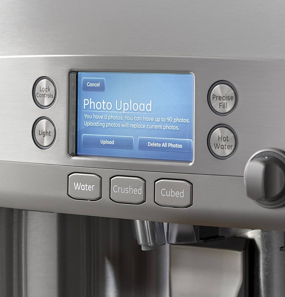 Alt View 16. Café - 27.8 Cu. Ft. French Door Refrigerator with Keurig Brewing System, Customizable - Stainless steel.