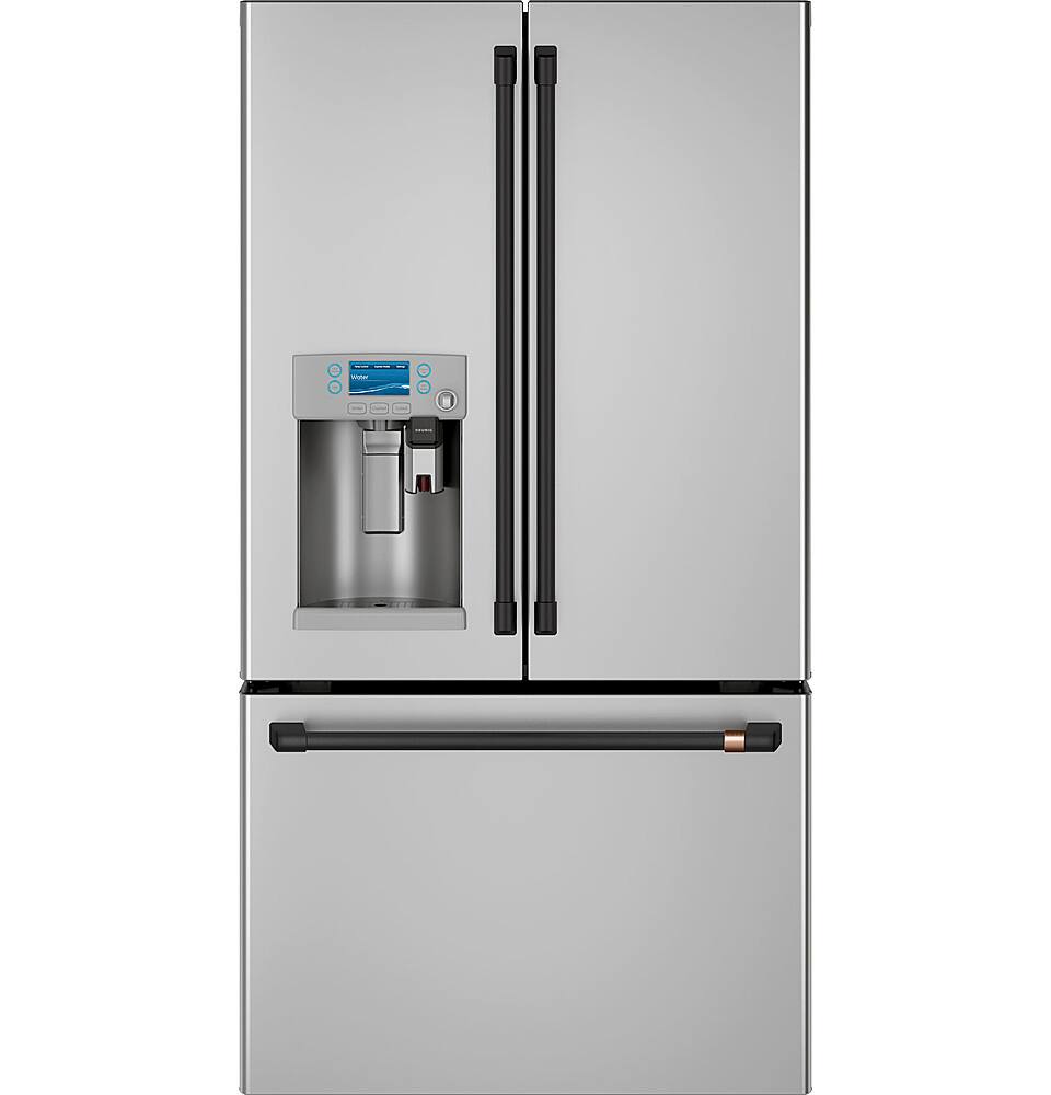 Alt View 24. Café - 27.8 Cu. Ft. French Door Refrigerator with Keurig Brewing System, Customizable - Stainless steel.