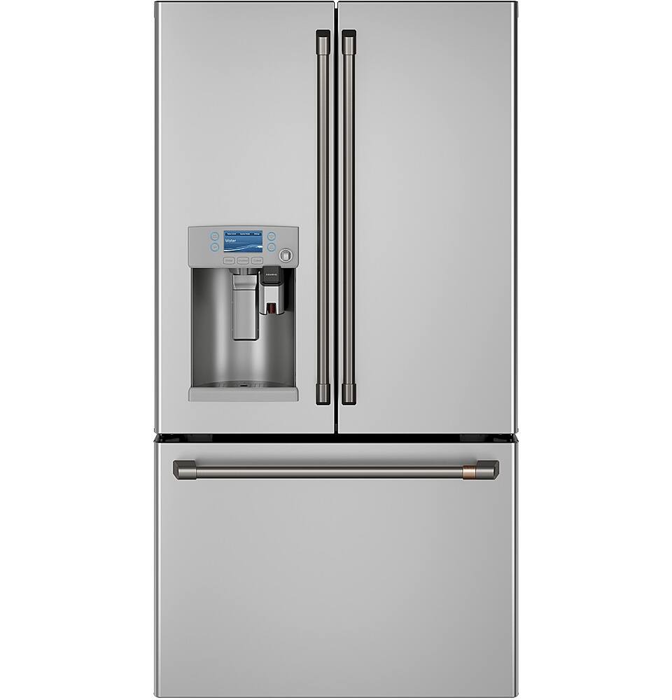 Alt View 25. Café - 27.8 Cu. Ft. French Door Refrigerator with Keurig Brewing System, Customizable - Stainless steel.