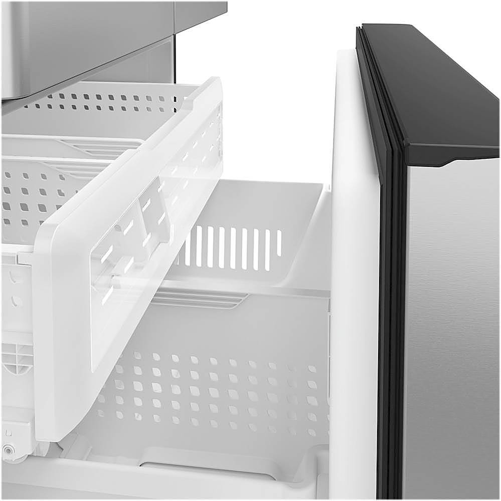 Alt View 11. Café - 27.8 Cu. Ft. French Door Refrigerator with Hot Water Dispenser, Customizable - Stainless steel.