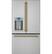 Alt View 36. Café - 27.8 Cu. Ft. French Door Refrigerator with Hot Water Dispenser, Customizable - Stainless steel.