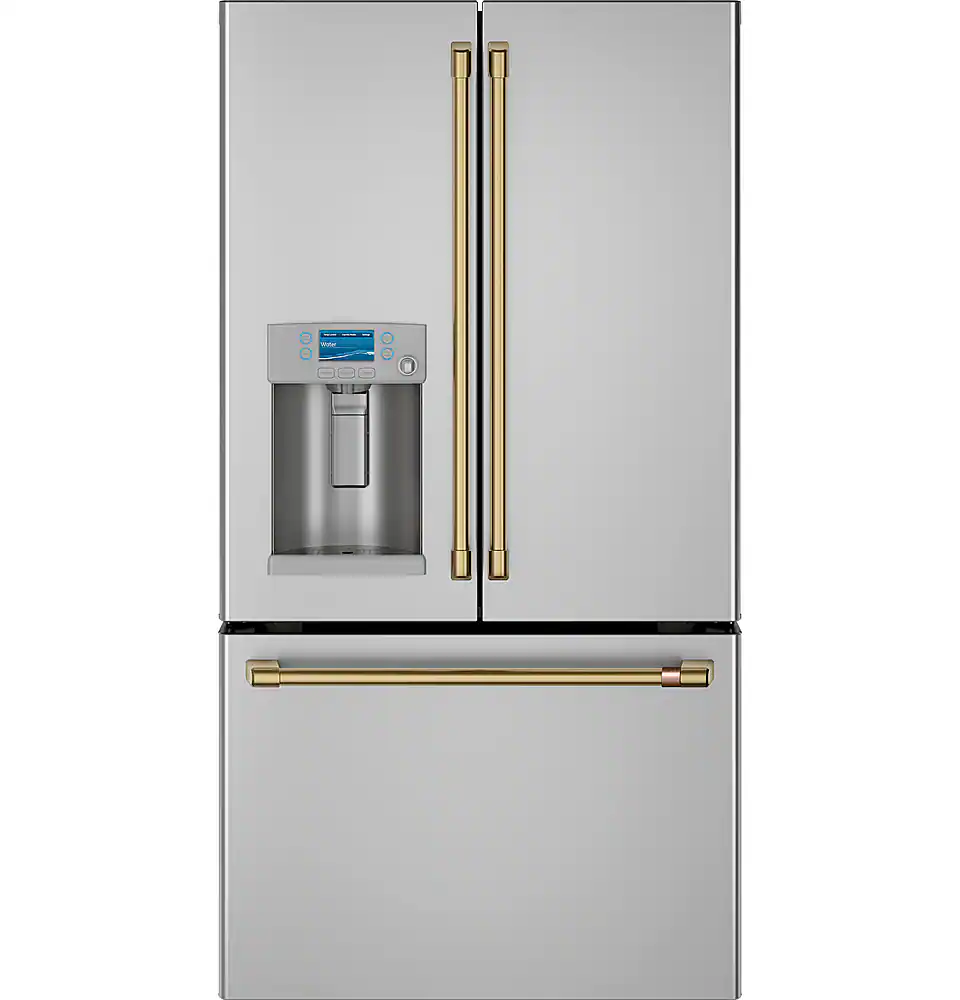 Alt View 36. Café - 27.8 Cu. Ft. French Door Refrigerator with Hot Water Dispenser, Customizable - Stainless steel.