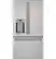 Alt View 37. Café - 27.8 Cu. Ft. French Door Refrigerator with Hot Water Dispenser, Customizable - Stainless steel.
