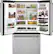 Alt View 1. Café - 27.8 Cu. Ft. French Door Refrigerator with Hot Water Dispenser, Customizable - Stainless steel.