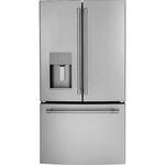 Café - 25.6 Cu. Ft. French Door Refrigerator - Stainless steel - Front_Standard