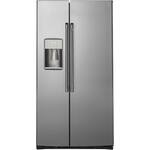 Café - 21.9 Cu. Ft. Side-by-Side Counter-Depth Refrigerator - Stainless steel - Front_Standard