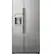 Alt View 36. Café - 21.9 Cu. Ft. Side-by-Side Counter-Depth Refrigerator, Customizable - Stainless steel.
