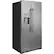 Left. Café - 21.9 Cu. Ft. Side-by-Side Counter-Depth Refrigerator, Customizable - Stainless steel.