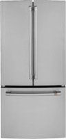 Café - 18.6 Cu. Ft. French Door Counter-Depth Refrigerator - Stainless steel - Front_Zoom