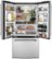 Alt View Zoom 1. Café - 18.6 Cu. Ft. French Door Counter-Depth Refrigerator - Stainless steel.
