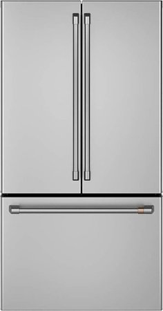 Café - 23.1 Cu. Ft. French Door Counter-Depth Refrigerator, Customizable - Stainless Steel