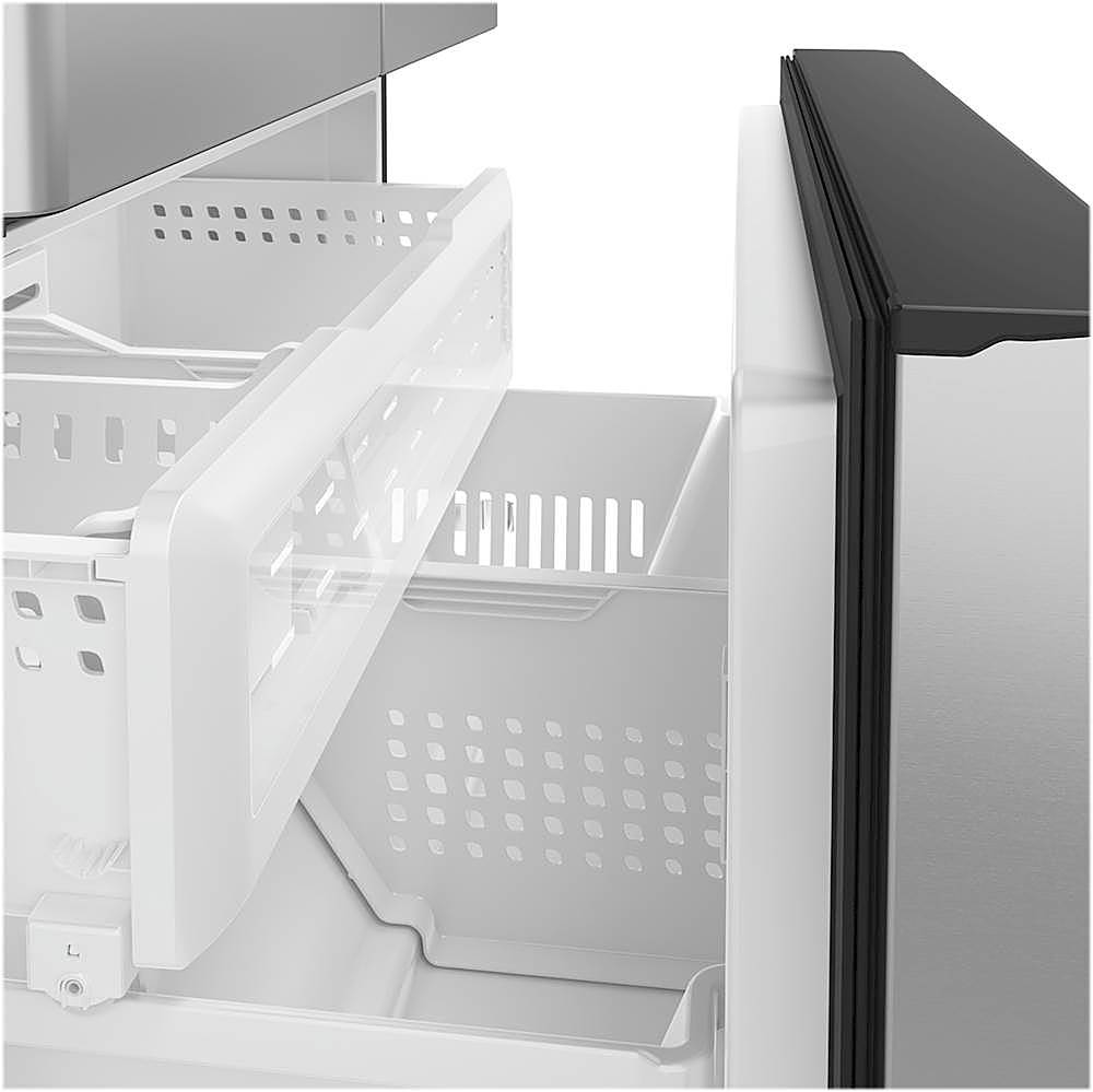 Alt View 14. Café - 23.1 Cu. Ft. French Door Counter-Depth Refrigerator, Customizable - Stainless steel.