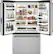 Alt View 1. Café - 23.1 Cu. Ft. French Door Counter-Depth Refrigerator, Customizable - Stainless steel.