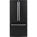 Café - 33 in. Wide 18.6 Cu. Ft. French Door Counter-Depth Smart Refrigerator, Customizable - Matte Black