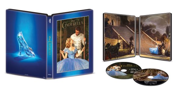Cinderella [SteelBook] [Includes Digital Copy] [4K Ultra HD Blu-ray/Blu-ray] [Only @ Best Buy] [2015]
