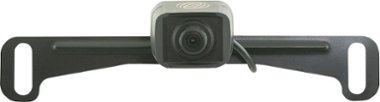 EchoMaster - Universal Wireless License Plate Back-Up Camera - Black - Front_Zoom