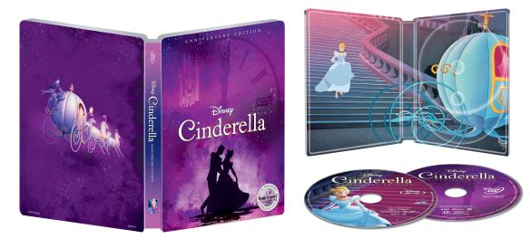  Cinderella [SteelBook] [Signature Collection] [Digital Copy] [Blu-ray/DVD] [Only @ Best Buy] [1950]