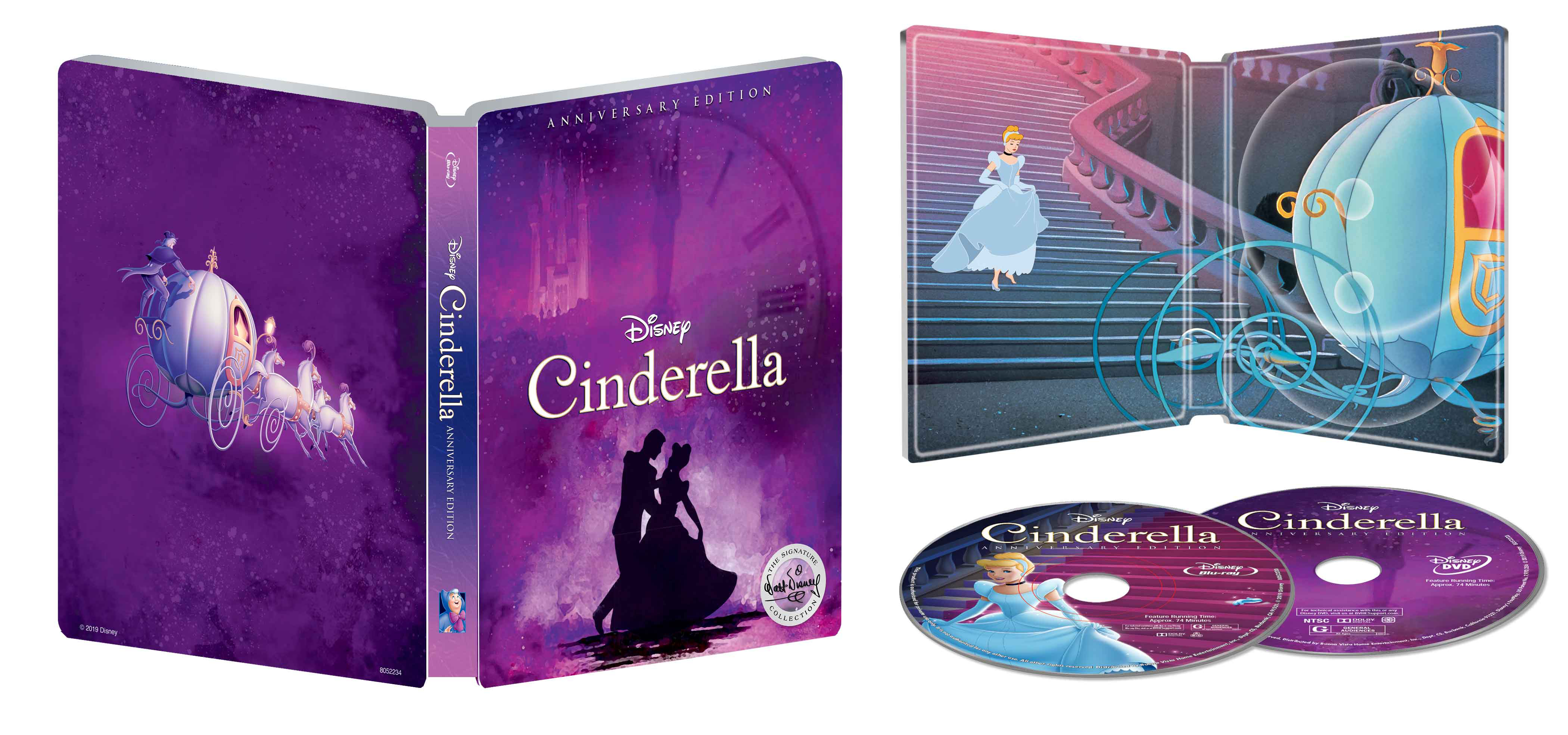 Cinderella Steelbook Signature Collection Digital Copy Blu Ray Dvd Only Best Buy 1950 Best Buy