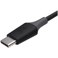 360 Electrical - Infuse 6' USB Type C-to-USB Type A Cable - Black - Angle_Zoom