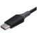 Angle Zoom. 360 Electrical - Infuse 6' USB Type C-to-USB Type A Cable - Black.