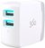 Front Zoom. 360 Electrical - Vivid4.8™ USB Power Adapter - White.