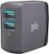 Front Zoom. 360 Electrical - Vivid4.8™ USB Power Adapter - Black.