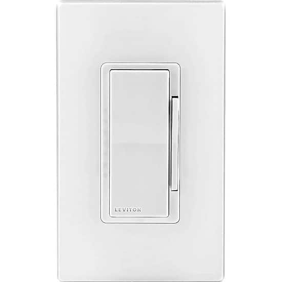 leviton decora smart matching dimmer remote white