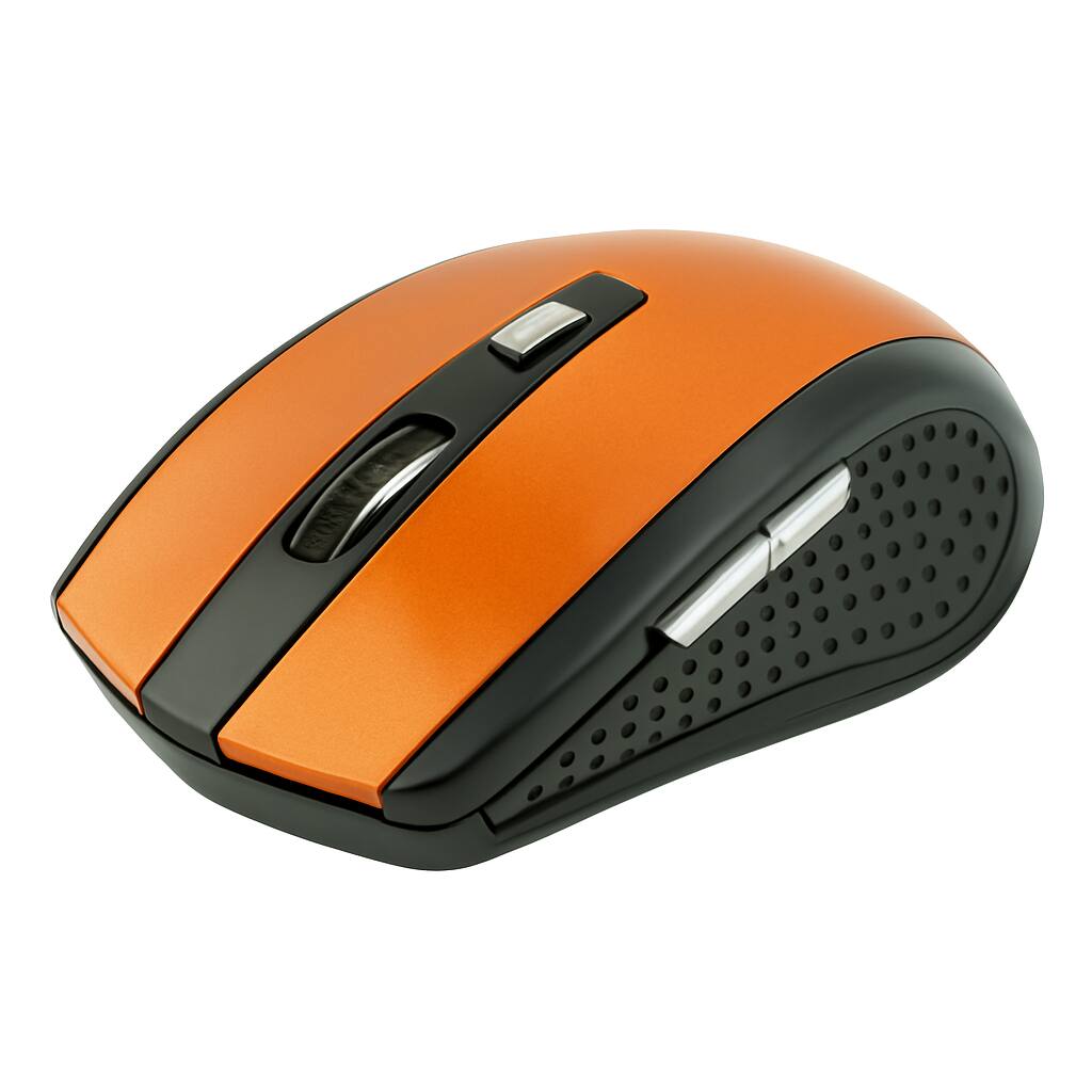 Back. Sanoxy - Sanoxy 2.4GHz Wireless Optical Mouse Mice & USB Receiver For PC Laptop Computer DPI Orange - Orange.