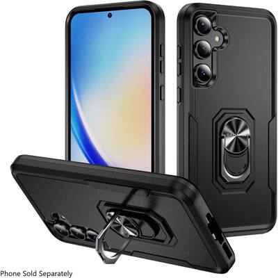 Raider Series Heavy-Duty Kickstand Case - Samsung Galaxy A35 5G, Scorpion Black | SaharaCase Raider Series Heavy-Duty Kickstand Case - Samsung Galaxy A35 5G, Scorpion Black | SaharaCase