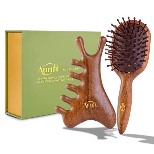 Aurift Best Wishes Tool Perte Gua Sha Massage Natural for Self-Care Lovers 100% Aurift