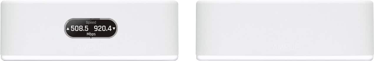 Front. AmpliFi - Instant Dual-Band Mesh Wi-Fi Router - White.