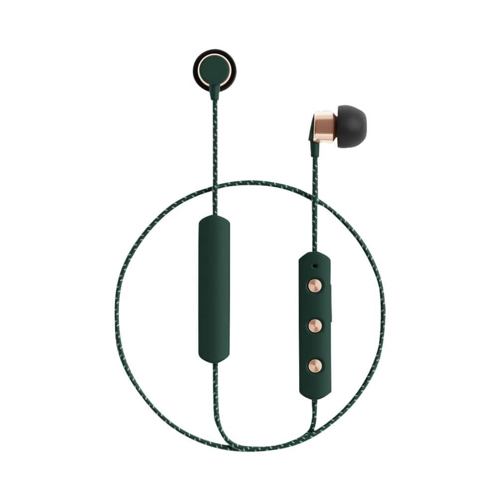 Front. Sudio - Tio Wireless In-Ear Headphones - Green.