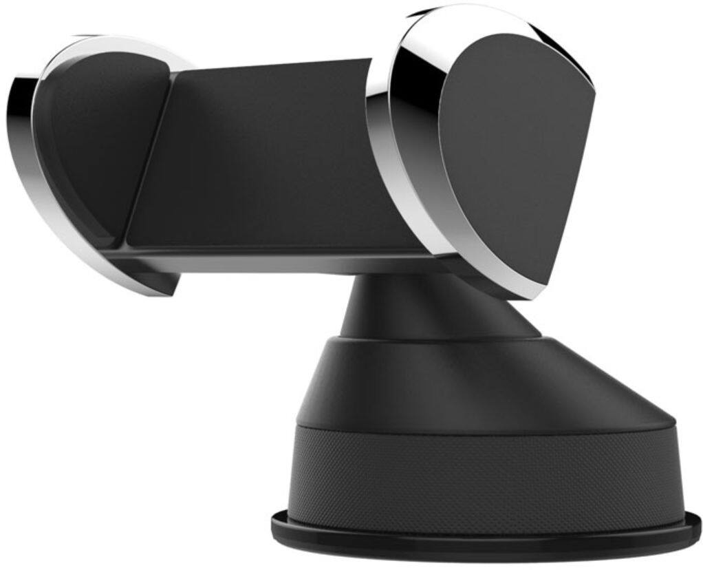 Left. Bracketron - Lux Portable Universal Holder for Mobile Phones - Black.