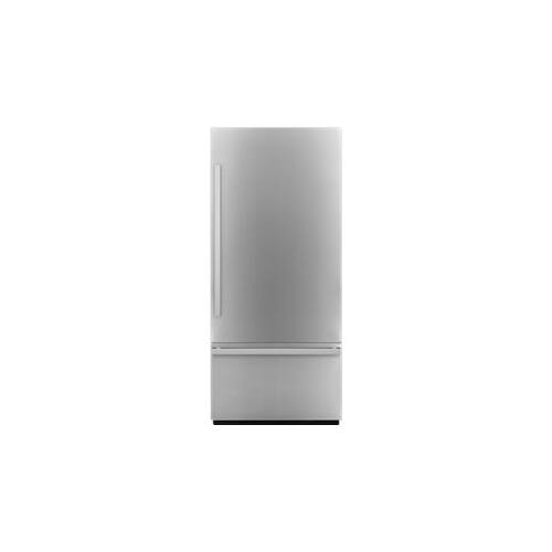 Front. JennAir - NOIR Door Panel Kit for Jenn-Air Refrigerators / Freezers - Stainless Steel.
