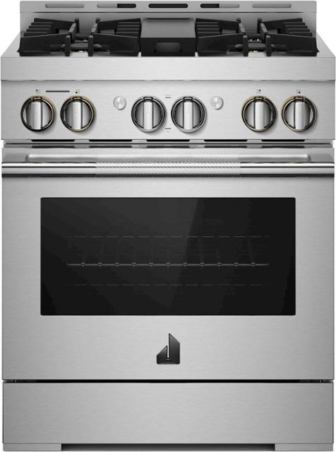 Jennair Rise 4 1 Cu Ft Self Cleaning Freestanding Gas Convection Range Stainless Steel Jgrp430hl Best - Jenn Air 30 Inch Single Gas Wall Oven Black