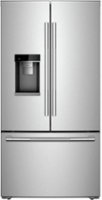 JennAir - RISE 23.8 Cu. Ft. French Door Counter-Depth Refrigerator - Stainless Steel - Front_Zoom