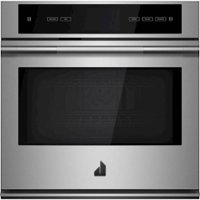 JennAir - RISE 30" Built-In Single Electric Convection Wall Oven - Stainless steel - Front_Zoom