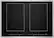 Front. JennAir - 30" Built-In Electric Induction Cooktop - Black.