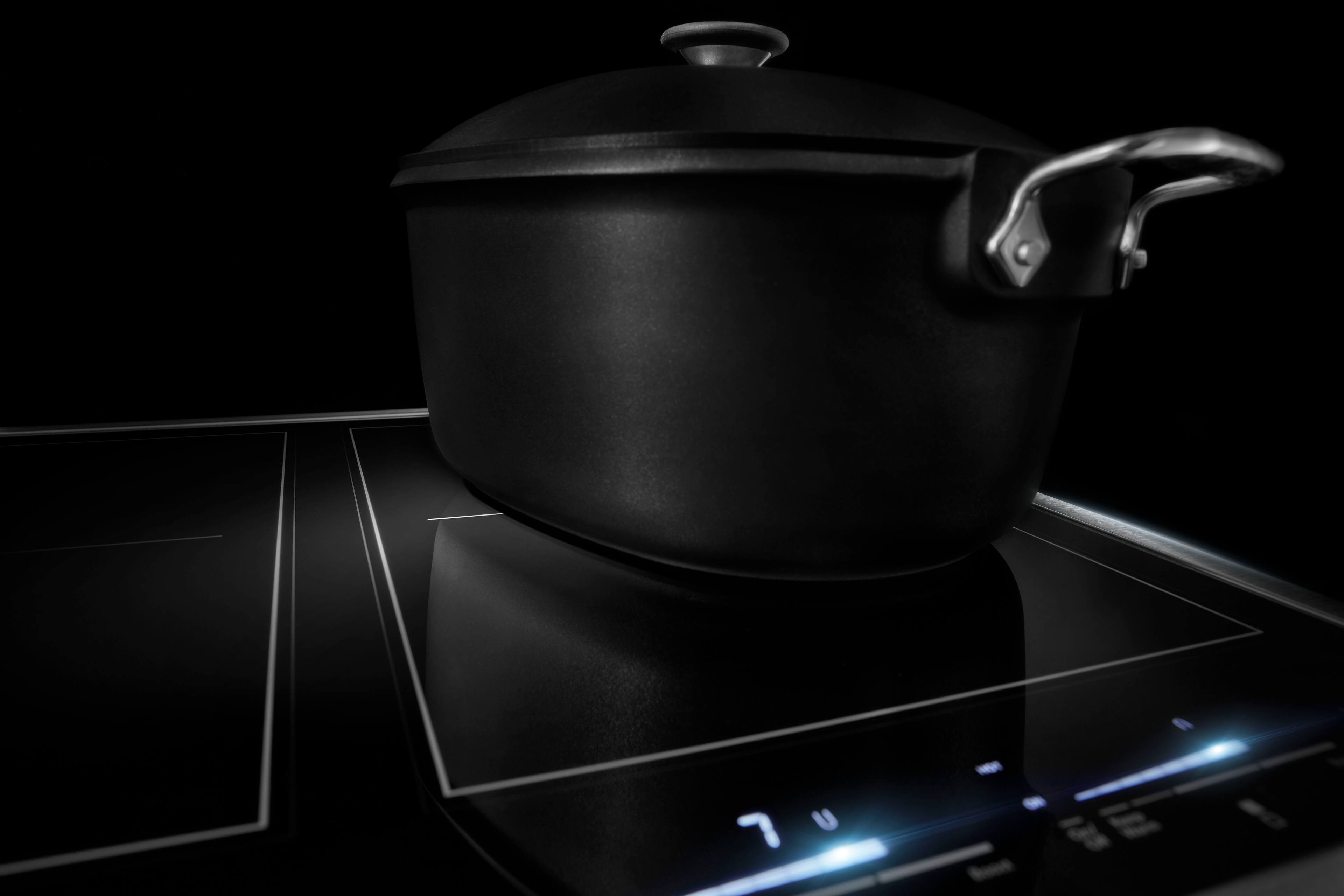 Alt View 11. JennAir - 30" Built-In Electric Induction Cooktop - Black.